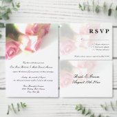 Magnetisch Bewaar de datumkaarten met roze roosfot (Personaliseer de collectie van deze zelfstandige maker.)