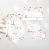 De lentetuin vouw over bedankkaart