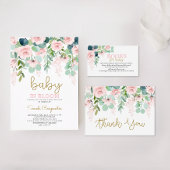 Baby in Bloom baby shower Uitnodiging