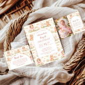 Pink Whimsical Fairy Birthday Papieren Bordje