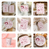 Whimsical Hand getrokken Cocktail Bachelorette Par Kaart