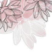 Welkom Weddenschap Roze Bloemen Silver Elegant Vlaggetjes