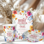 Wildflower Wild One 1st birthday  Bedankzakje