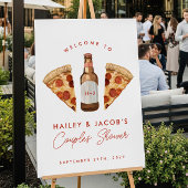 Pizza & Bier Koppels Douche Kaarten & Geschenken T Poster