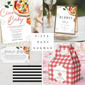 Pizza Bubbly Bar Tafelblad Sign Poster