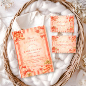 Pizza Party Diapper Raffle Informatiekaartje