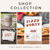Pizza Feestje Kinderverjaardag Kaart