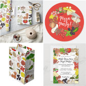 Paddenstoelen Button Portabella Fungi Pizza Toppin Tafelkleed