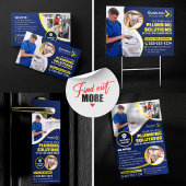 Loodgieter Loodgieter Technicus Aannemer Blauw Gou Deurhanger