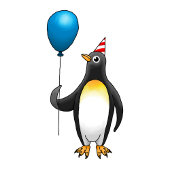 Penguin Pool Party Verjaardag Papieren Bordje