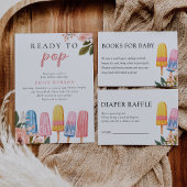 Popsicle klaar voor Pop Baby shower Papieren Bordje