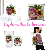 Porcelain Inspired Floral Kaart