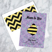 Pregnant Mom-to-Bee Yellow Floral  Ronde Button 5,7 Cm