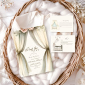 Bereid het Nest Baby shower voor Bedankkaart