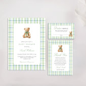 Preppy Beer Baby Shower Jongen Cadeaulabel