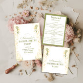 Preppy Courtside Pickleball Bachelorette Party Ronde Sticker