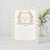 Preppy Pink Pickleball Paddle Theedoek