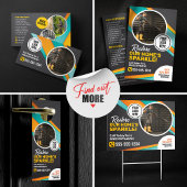 Druk wassen huis schoonmaken Power Wash Service Flyer