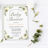  geel Baby shower Welkom Poster