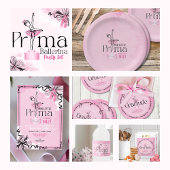 Prima Ballerina Birthday Plate Papieren Bordje
