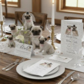 Pug Hond Home Pasgetrouwd Huwelijk Etiket