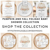 Baby shower van pompoen spandoek