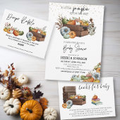 Diaper Raffle Halloween Autumn Pumpkin Informatiekaartje