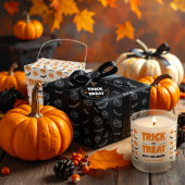 Trick or treat  feestuitnodiging B Kaart