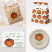 Little Pumpkin Baby shower New Arrival Autumn Herf Kaart