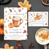 Pumpkin Coffee Vrijgezellenfeest Datum nacht ideeë Poster