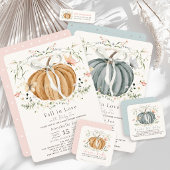 Pompoen Wilde Bloemen Vlinders Retouradres Etiket