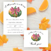 Pompoen boog gebed kaars label