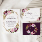 paarse bruidsgeborgente poster