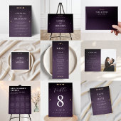 Paarse galaxy Celestial Gold Mystic Moon Wedding Vierkante Sticker