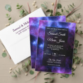 Ruimteverneveling Paarse sterrenweddenschap Bedankdoosjes (Personaliseer deze collectie van deze onafhankelijke maker. Test)