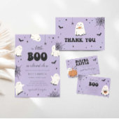 Een klein boe is bijna een Baby shower uitnodiging