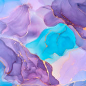 Paarse Blauwgroen alcoholinkt Brunch & Bubble Kaart