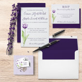 Minimale diepste Paarse eenzijdige tulpweddenschap Kaart