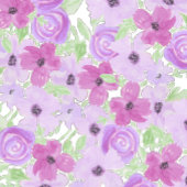 Waterverf Floral Girl's Baby shower Kaart