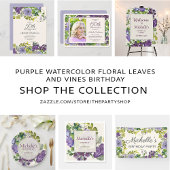 Paarse Waterverf Florenz Geboortedatum Servet