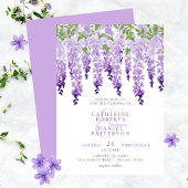 Waterverf Wisteria Wedding Spread The Love Script Labels