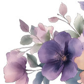 Paars roze bloemen op Acryl Tafel Teken Acryl Bord