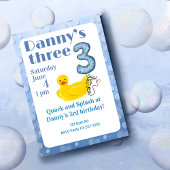 Make a Splash Rubber Duck 3e Verjaardag Tissuepapier