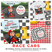 Race om te vieren! Aangepaste 1e verjaardag Kaart