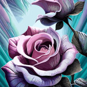 Radiante Rozen: Perfect roze en Paarse petals Leggings