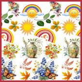 Sunshine Rainbow Spring Garden Vlinder Verjaardag Kaart