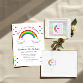 Regenboog Kleurrijke Verjaardag Kaart