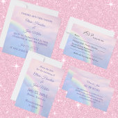 Rainbow of hope - pastel, douchegordijn