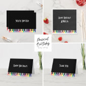 Rainbow Piano Keys Rechthoekige Sticker