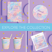 Tie Dye Rainbow Feesthoedjes